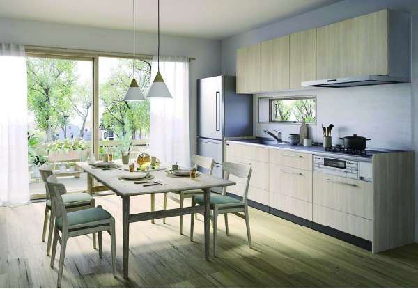 LIXIL シエラＳ 2550 I型 スライドストッカープラン グループ1 レンジフードASRタイプシルバー